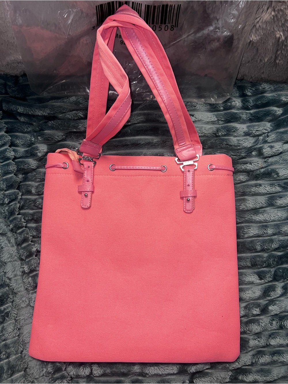 GWP Yves Saint Laurent Pink Tote with Gold YSL Emblem - Picture 3 of 7